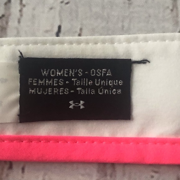 🌺🌺SOLD🌺🌺Under Armor Visor Breast Cancer Ribbon - Picture 6 of 7